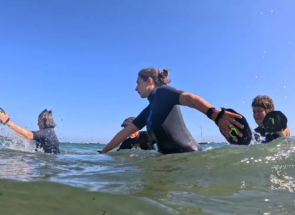 Marche aquatique à Carantec